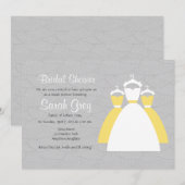 Invitations De Fêtes des mariées Personnalisées Gr (Devant / Derrière)