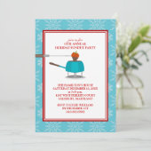 Invitations de Fêtes Fondue (Debout devant)