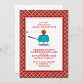 Invitations de Fêtes Fondue (Devant / Derrière)