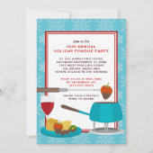 Invitations de Fêtes Fondue (Devant)