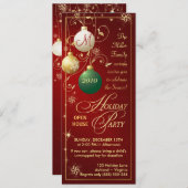 Invitations de fêtes - Open House (Devant / Derrière)