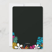 Invitations de fêtes tropicales (Dos)