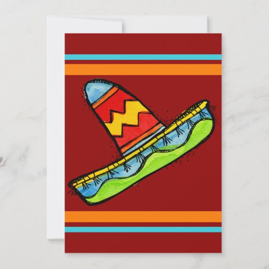 Invitations de Fiesta Cinco de Mayo Red (Dos)