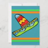 Invitations de Fiesta Cinco de Mayo Turquoises (Dos)