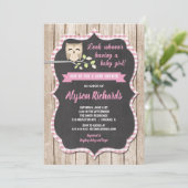 Invitations de filles baby showers de choux (Debout devant)