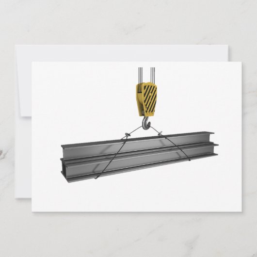 Invitations de filles de levage de grue (Devant)