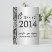 Invitations de fin d'études Classy Silver 2014 (Debout devant)