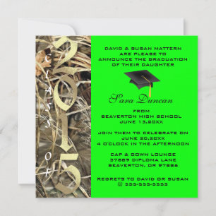 Invitations de fin d'études en Camo classique 2015