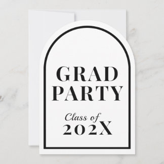 Invitations de fin d'études - Modèle