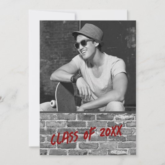 Invitations de fin d'études [Rouge] (Devant)