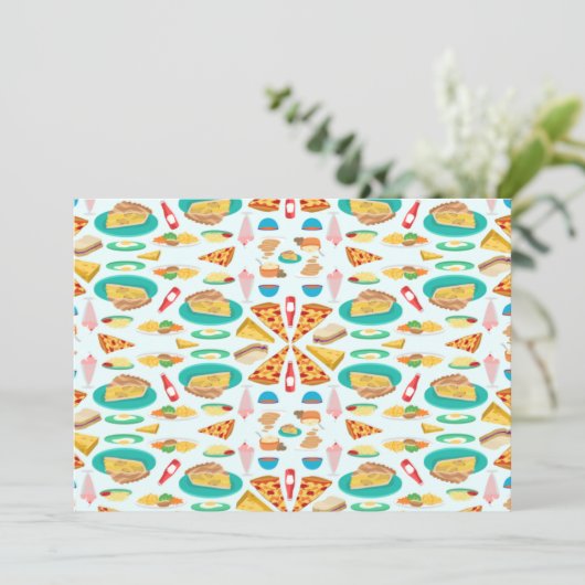 Invitations de fin gourmet (Debout devant)