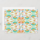 Invitations de fin gourmet (Devant / Derrière)