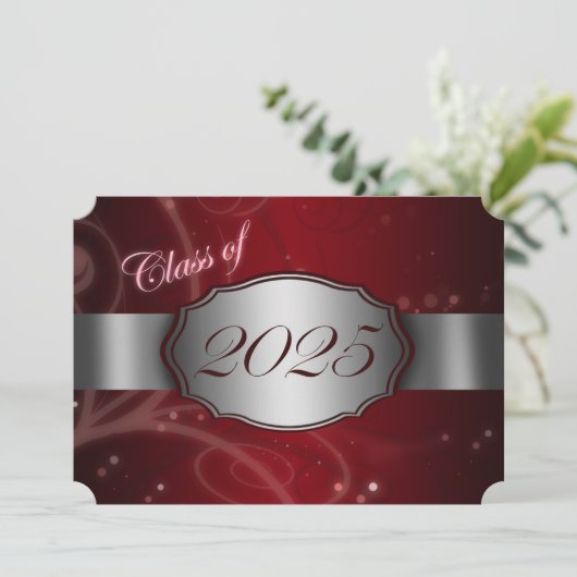 Invitations de finition Red et Silver 2025 (Debout devant)