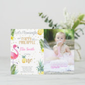 Invitations de Flamant rose photo | Invitations d' (Debout devant)