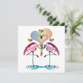 Invitations de Flamants roses gays (Debout devant)