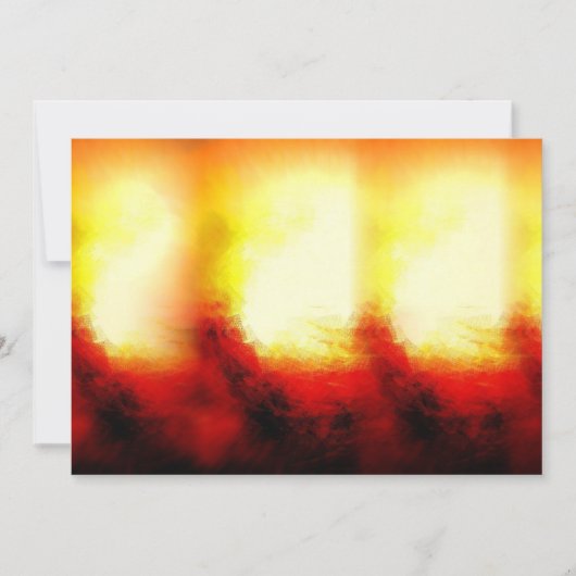 Invitations de flammes Abstraites (Devant)