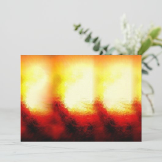 Invitations de flammes Abstraites (Debout devant)