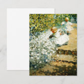 Invitations de fleurs de prélèvement (Devant / Derrière)