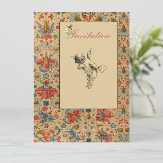 Invitations de Floral Cherub (Debout devant)