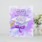 Invitations de flyer de la fête de remise de diplô (Debout devant)