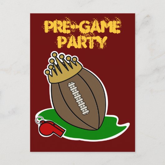Invitations de football (Devant)