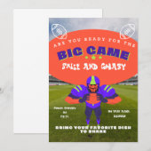 Invitations de football Big Game Watch Party (Devant / Derrière)