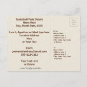 Invitations de football personnalisées pas chères  (Dos)