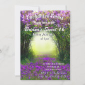 Invitations de forêt enchantées (Devant)