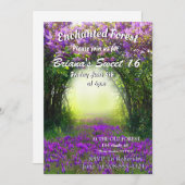 Invitations de forêt enchantées (Devant / Derrière)