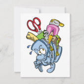 Invitations de fournitures scolaires (Devant)