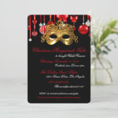 Invitations de gala de mascarade de vacances (Debout devant)