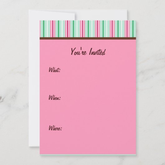 Invitations de garçon en pain d'épices (Dos)