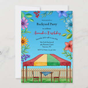 Invitations de Garden Party