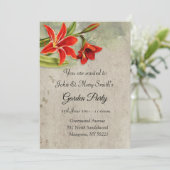 Invitations de Garden Party (Debout devant)