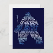 Invitations de gardiens de hockey (Devant / Derrière)