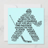 Invitations de gardiens de hockey (Devant)