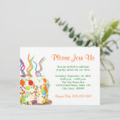 Invitations de gâteaux d'anniversaire (Debout devant)