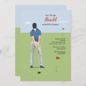 Invitations de golf (Devant / Derrière)