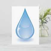 Invitations de gouttes d'eau à l'égouttement (Debout devant)