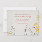 Invitations de graduation de jardin simple (Dos)