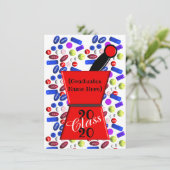 Invitations de graduation Pharm-D amusantes (Debout devant)