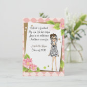 Invitations de graduation Stylish (Debout devant)