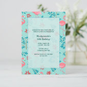 Invitations de grands Flamants roses (Debout devant)