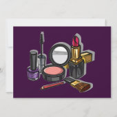 Invitations de groupes de maquillage (Dos)