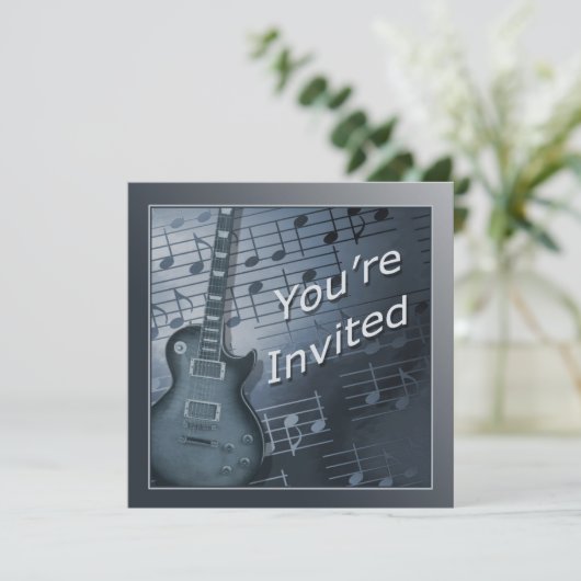 Invitations de guitare - Utilisation multiple (Debout devant)