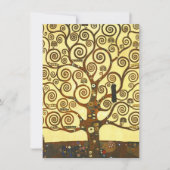 Invitations de Gustav Klimt Tree of Life (Devant)