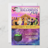 Invitations de Hallowen Party (Devant)