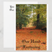 Invitations de Handfastening (Devant / Derrière)