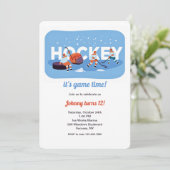 Invitations de hockey sur glace (Debout devant)