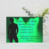 Invitations de Hot Guy Party (Debout devant)